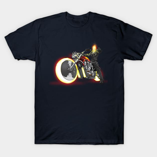 Ghost Rider T-Shirt by CoolDojoBro